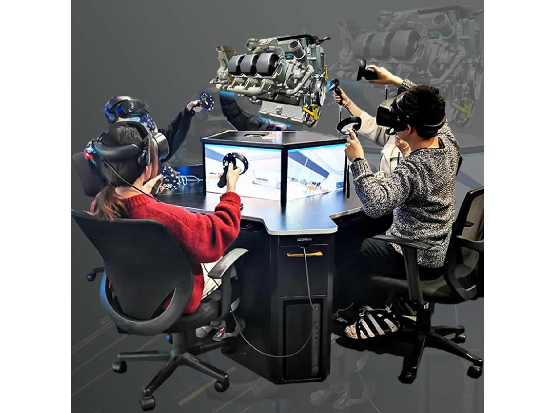 （硬件）MR-GROUP伍境，沉浸式VR小組協同交互顯示產品
